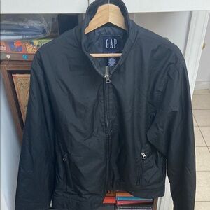 Vintage GAP Black Jacket with Zipper Pockets